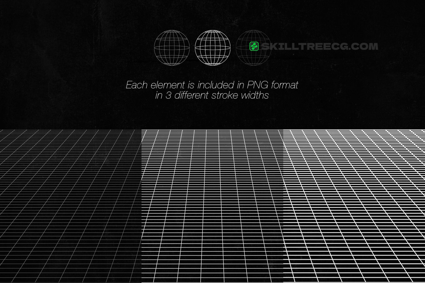 图片[9]-Wireframe Topo Elements Vectors（371299）-技能树